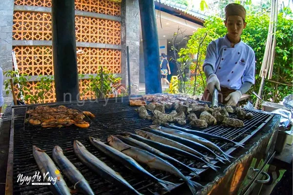 Buffet hải sản tại Hòn Tằm
