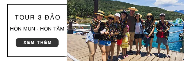 Tour 3 Đảo Hòn Tằm Nha Trang