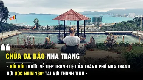 Chùa Đa Bảo Nha Trang – Bối rối trước vẻ đẹp tráng lệ của thành phố với góc nhìn 180 độ