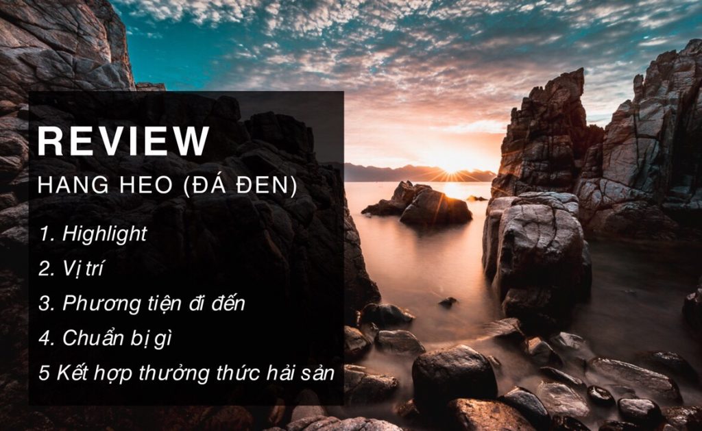 Review Hang Heo Nha Trang (Đá Đen)